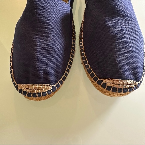 NWOB Viscata Barceloneta Canvas Espadrille Flats Navy Blue Size 43 Parisian - Picture 5 of 10